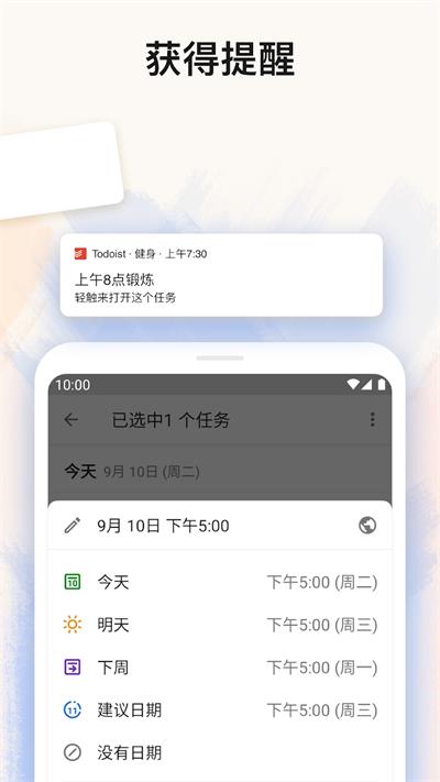 Todoist软件下载安卓版_Todoist中文免费版下载v106 安卓版 运行截图1