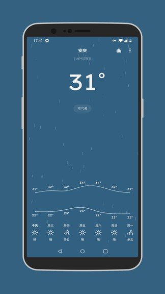 Pure天气去广告app下载免费版_Pure天气去广告最新版下载v8.6.1 安卓版 运行截图1