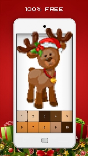 圣诞像素着色最新版下载_圣诞像素着色手游下载v1.8 安卓版 运行截图1
