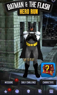 蝙蝠侠与闪电侠跑酷无限钻石金币破解修改版_蝙蝠侠与闪电侠跑酷手游下载V4.0.1 运行截图1