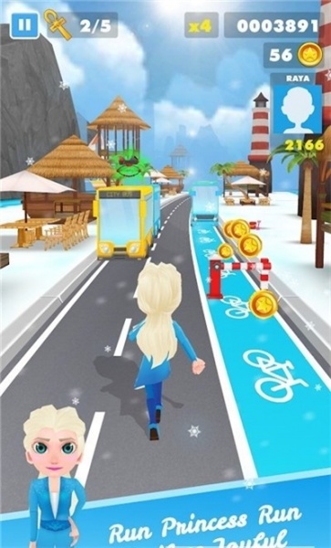 冰公主冒险跑酷游戏下载_冰公主冒险跑酷手机最新版下载v1.0.2 安卓版 运行截图3