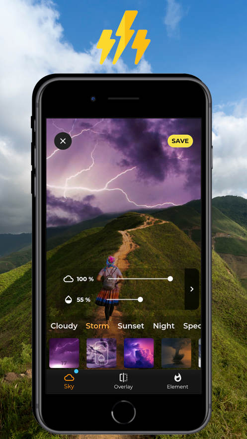 SkyPic照片编辑app下载_SkyPic免费最新版下载v1.0 安卓版 运行截图1