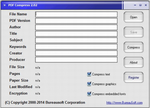 PDF Compress破解版下载_PDF Compress(PDF压缩软件) v2.03 绿色版下载 运行截图1