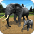 野生大象家庭模拟器游戏免费版下载_野生大象家庭模拟器中文版下载v1.0 安卓版