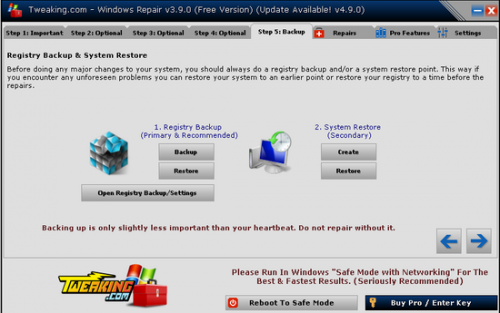 windows repair中文版下载_windows repair(系统修复工具) v4.11.7 最新版下载 运行截图1