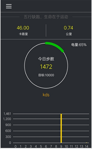 蓝牙计步器软件下载_蓝牙计步器手机版下载v1.0 安卓版 运行截图1