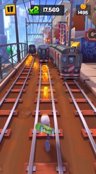 地铁滑板英雄跑酷游戏下载_地铁滑板英雄最新版下载v0.2.0 安卓版 运行截图3