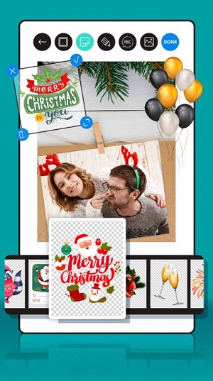 圣诞节祝福照片编辑器app免费版下载_圣诞节祝福照片编辑器手机版下载v1.0 安卓版 运行截图1