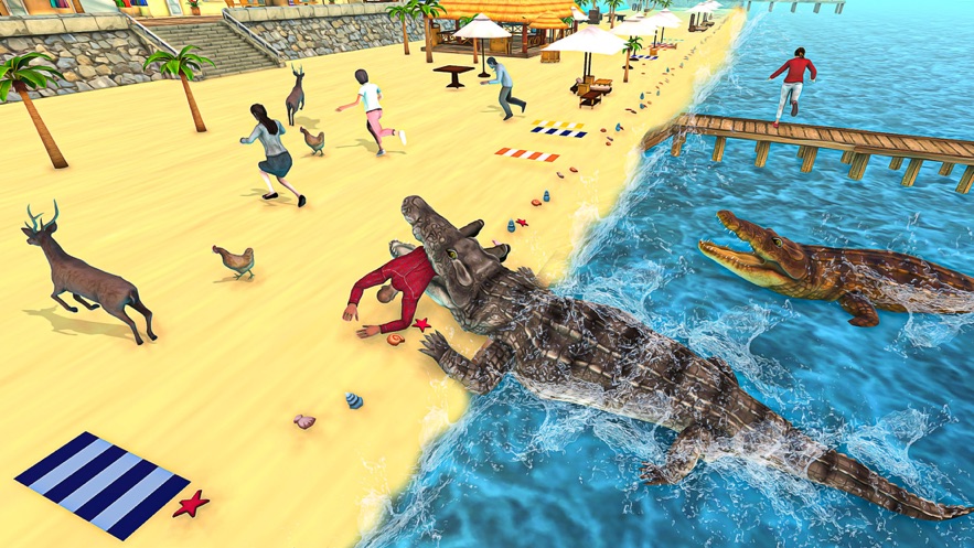 鳄鱼袭击游戏中文版下载_鳄鱼袭击手机版下载v1.0.0 安卓版 运行截图2