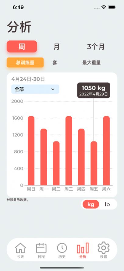 今天的肌肉训练app最新版下载_今天的肌肉训练手机版下载v1.2.0 安卓版 运行截图1