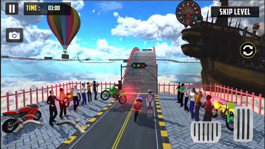 自行车赛车手机版游戏下载_自行车赛车最新版下载v1.0 安卓版 运行截图1