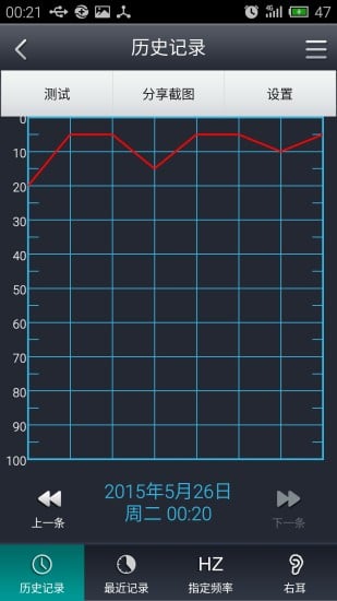 纯音听力测试软件永久免费版下载_纯音听力测试升级版免费下载v2.1 安卓版 运行截图1