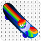 数字滑板着色免费内购版下载_数字滑板着色汉化版最新下载v3.0 安卓版