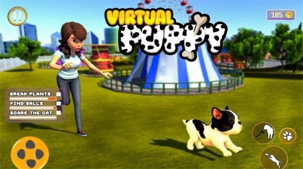 体验宠物小狗的一天游戏最新版下载_体验宠物小狗的一天汉化版最新下载v5.1 安卓版 运行截图2
