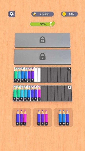 铅笔排序3D游戏下载_铅笔比赛3D游戏官方最新版_铅笔排序3D游戏官方版 运行截图3