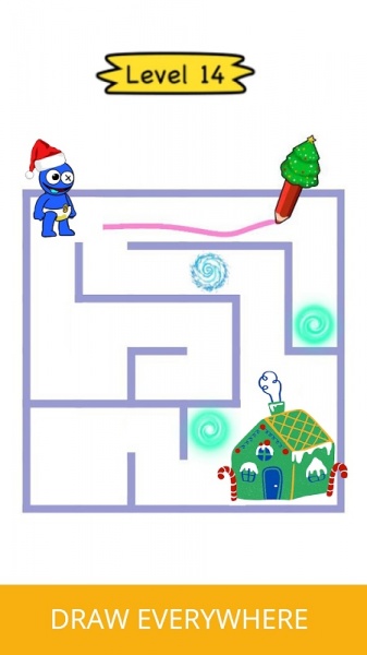 圣诞绘制迷宫逃生下载_绘制迷宫逃生手游下载v1.0.4 安卓版 运行截图3