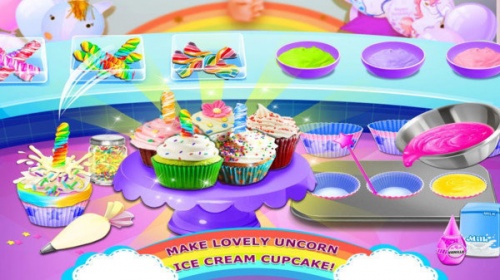 独角兽的彩虹冰淇淋游戏最新版下载_独角兽的彩虹冰淇淋免费武器版下载v1.4 安卓版 运行截图1
