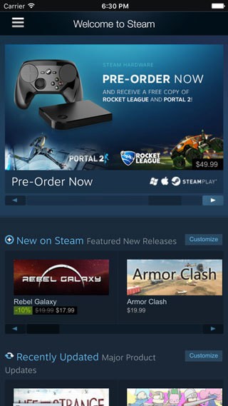 steam手机版下载官网-手机正版steam(不用登录)中文最新版下载 运行截图3