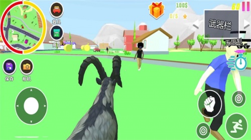 山羊生存模拟器游戏下载_山羊生存模拟器安卓手机版下载v1.0 安卓版 运行截图1