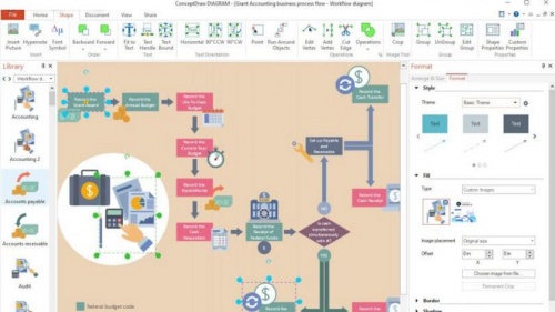 ConceptDraw Diagram图形设计工具破解版下载安装_ConceptDraw Diagram图形设计工具直装版下载V14.1 运行截图3