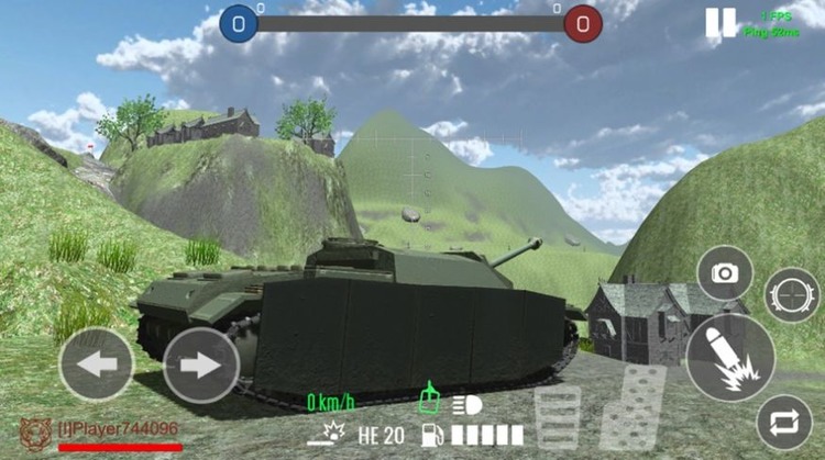 坦克模拟器5V5对决游戏