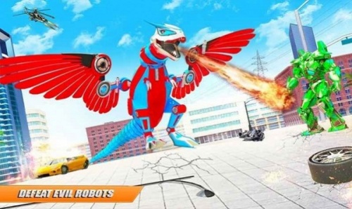 飞行恐龙机器人手机版下载_飞行恐龙机器人游戏下载v13 安卓版 运行截图2