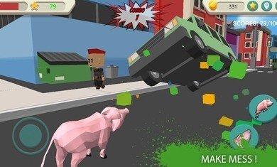 疯狂猪猪模拟器游戏下载_疯狂猪猪模拟器安卓版下载v1.444 安卓版 运行截图2