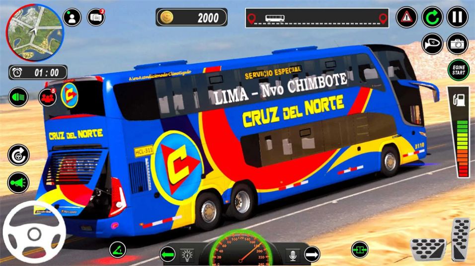长途客车旅游交通模拟器游戏下载_长途客车旅游交通模拟器最新手机版下载v1.0 安卓版 运行截图3