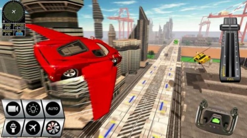 未来派飞行汽车赛车游戏下载_未来派飞行汽车赛车手机版下载v1.5 安卓版 运行截图1