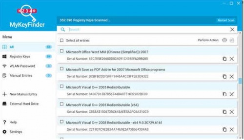 Abelssoft MyKeyFinder密钥查找软件下载安装_Abelssoft MyKeyFinder密钥查找软件 运行截图1