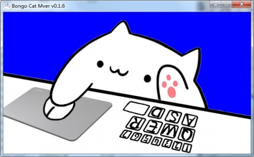 键盘猫全键盘下载_键盘猫全键盘(Bongo cat Mver)电脑版最新最新版v0.1.6 运行截图1