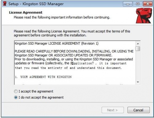 金士顿固态硬盘管理工具(Kingston SSD Manager)官方中文版下载_固态硬盘管理工具最新免费版V2.1.1 运行截图1