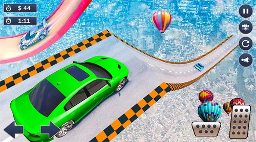巨型坡道汽车疯狂特技游戏下载_巨型坡道汽车疯狂特技安卓版下载v2.4 安卓版 运行截图3