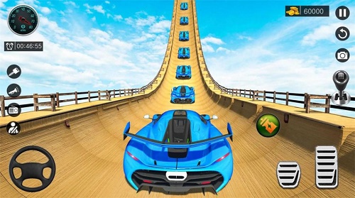 巨型坡道汽车疯狂特技游戏下载_巨型坡道汽车疯狂特技安卓版下载v2.4 安卓版 运行截图2