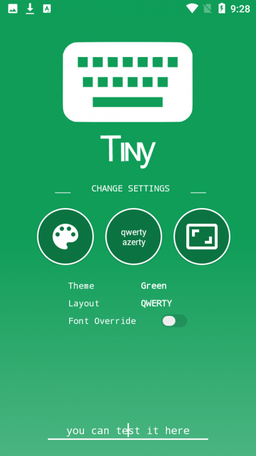 TinyText小键盘软件下载_TinyText最新免费版下载v1.0 安卓版 运行截图3
