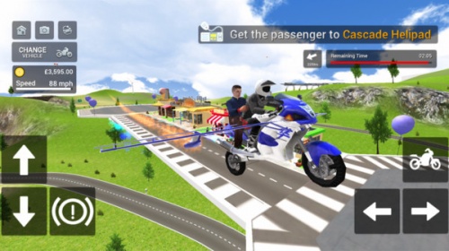 飞翔摩托模拟器手游下载_飞翔摩托模拟器最新版免费下载v1.08 安卓版 运行截图2