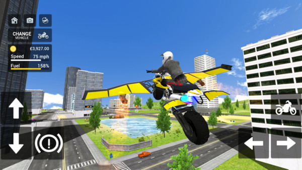 飞翔摩托模拟器手游下载_飞翔摩托模拟器最新版免费下载v1.08 安卓版 运行截图1