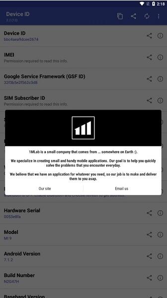 Device ID设备ID查看器安卓版下载安装_Device ID最新版免费下载V2.2 运行截图3