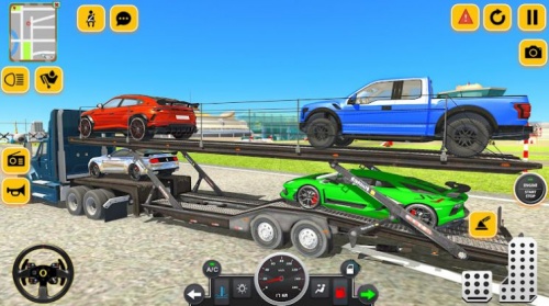 拖车卡车汽车运输车游戏下载_拖车卡车汽车运输车安卓版下载v1.2 安卓版 运行截图2