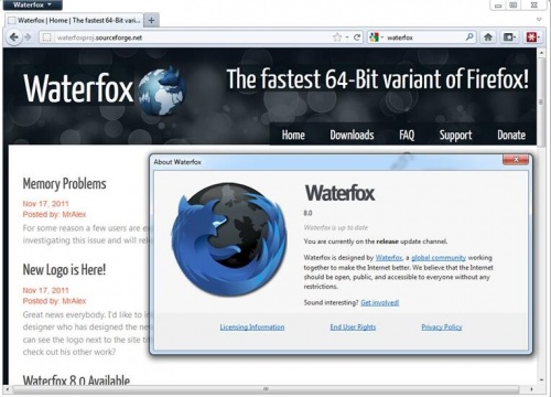 Waterfox浏览器最新免费试用版_Waterfox浏览器电脑端中文版V4.1.2 运行截图2