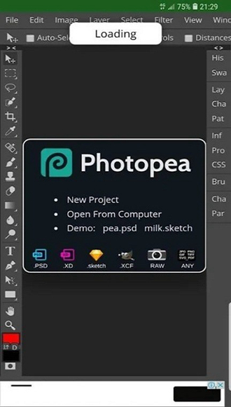 photopea手机版下载_photopea手机版安卓版最新版 运行截图2