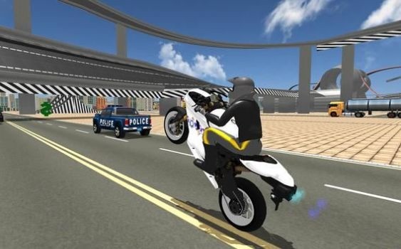 超级特技警察自行车模拟器3D安卓版下载_超级特技警察自行车模拟器3D游戏下载 运行截图1