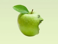 怎么用ps给水果加表情_ps完美制作创意苹果表情方法图文教程