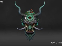 Zbrush如何雕刻恶果面具模型_超精细的面具道具雕刻教程