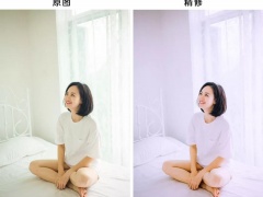 ps如何调出甜美通透效果图_教你调出室内美女甜美通透的效果图