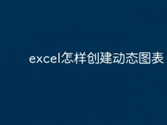 excel怎样创建动态图表