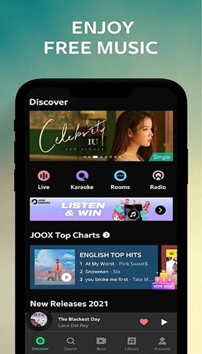 joox泰国版安卓下载_joox music泰国版下载 v7.32.2官方版 运行截图4