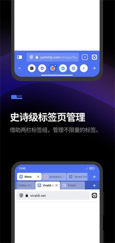 Vivaldi浏览器安卓下载_Vivaldi浏览器app下载 v7.1.3580.77官方版 运行截图4