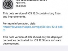 iOS 12.3beta 3有哪些更新 iOS 12.3beta 3更新方法介绍