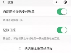 支付宝2019账单盘点你把钱花在哪方面 微信如何开启记账日报